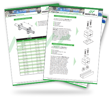 catálogo de Soportes Instalación