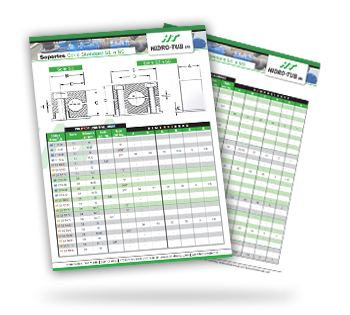 catálogo de Soportes serie standard S1 a S9